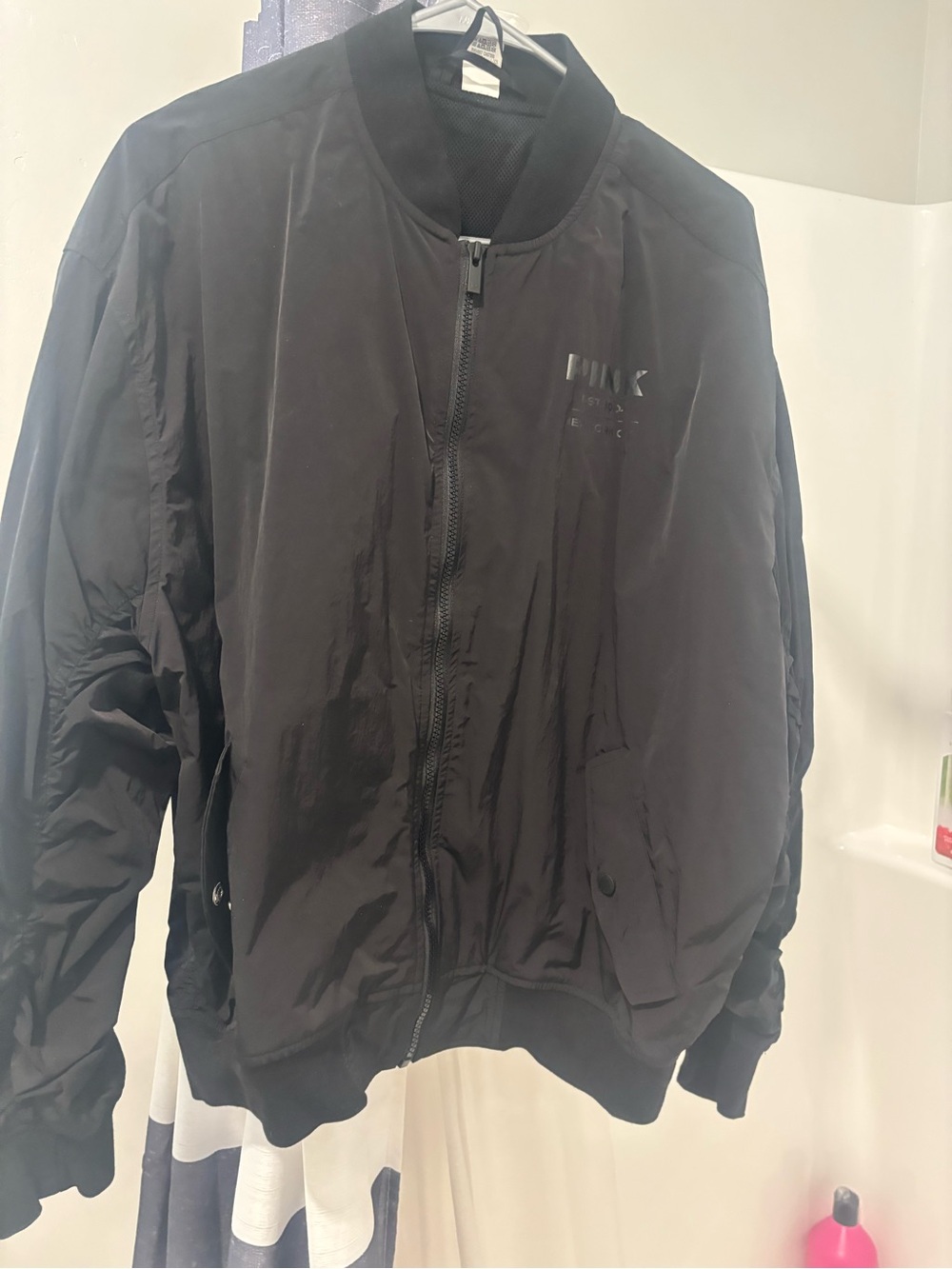 Pink wind breaker